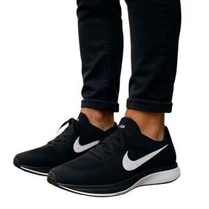 Nike 11 Black Free RN Fly Knit Running  Men's Tennis Shoe Athletic Sneaker